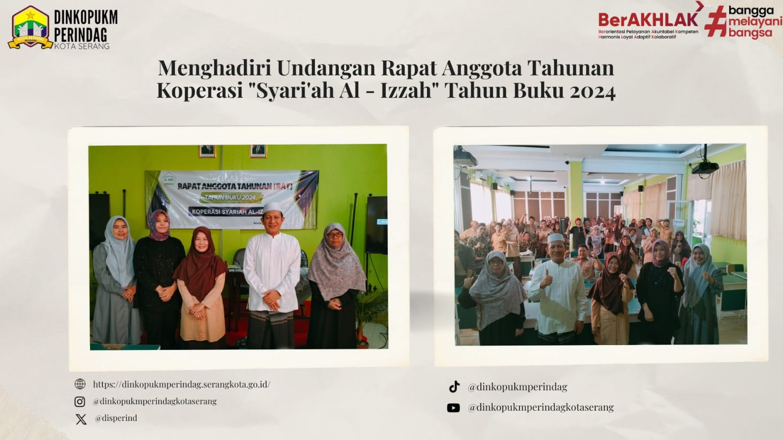 MENGHADIRI RAPAT ANGGOTA TAHUNAN