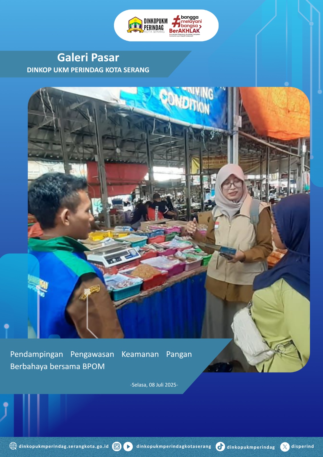 Pendampingan Pengawasan Keamanan Pangan Berbahaya bersama BPOM