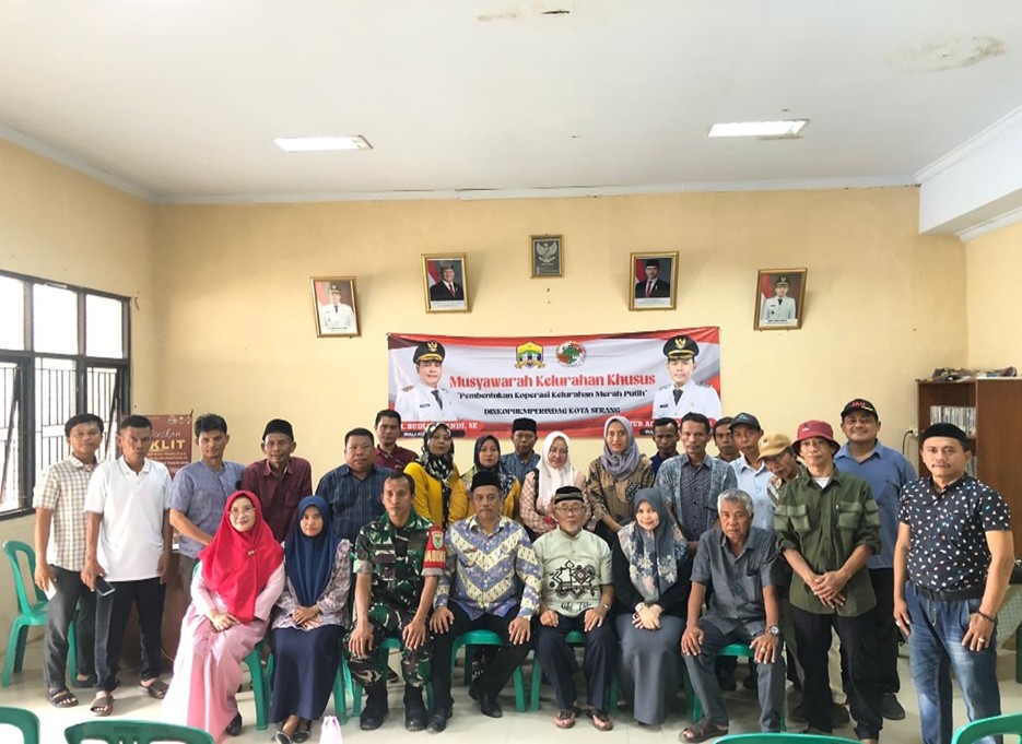 PEMBENTUKAN KOPERASI MERAH PUTIH DI KOTA SERANG - KEL PAGER AGUNG