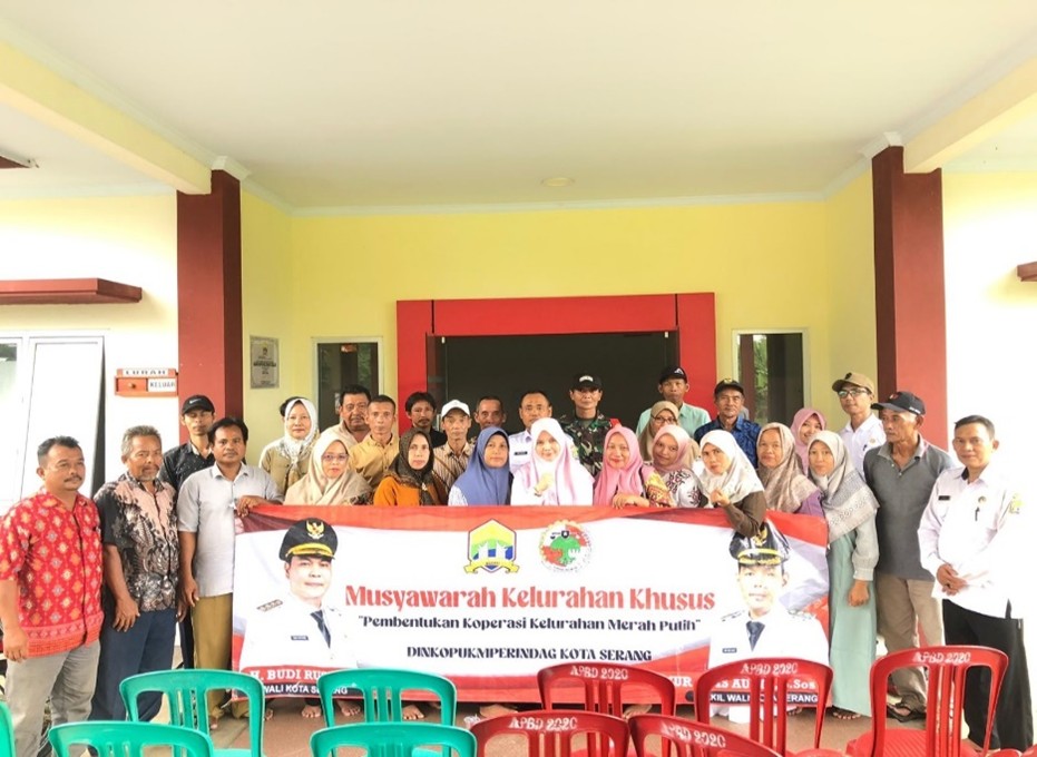 PEMBENTUKAN KOPERASI MERAH PUTIH DI KOTA SERANG - KEL TEGALSARI