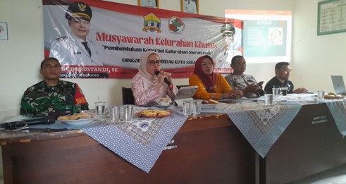 PEMBENTUKAN KOPERASI MERAH PUTIH DI KOTA SERANG - KEL WALANTAKA