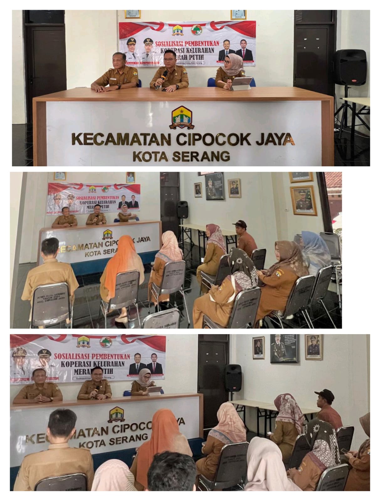 Musyawarah Kelurahan Khusus bersama Camat dan Lurah Cipocok Jaya